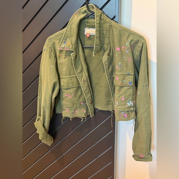 Pilcro Jackets & Blazers - Anthropologie Pilcro cropped jacket. Size S. Great condition. Perfect for Fall